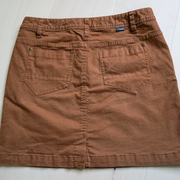 Toad & Co Earthworks Skirt in Brown Sugar - Picture 5 of 6